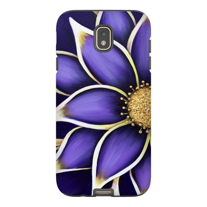 Galaxy J7 StrongFit Purple Passion II by Denise Cassidy Wood