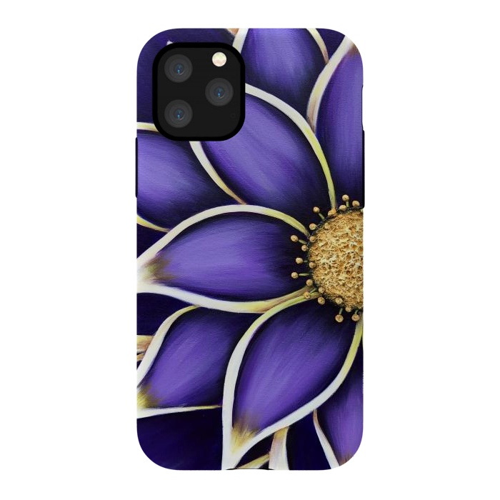 iPhone 11 Pro StrongFit Purple Passion II by Denise Cassidy Wood