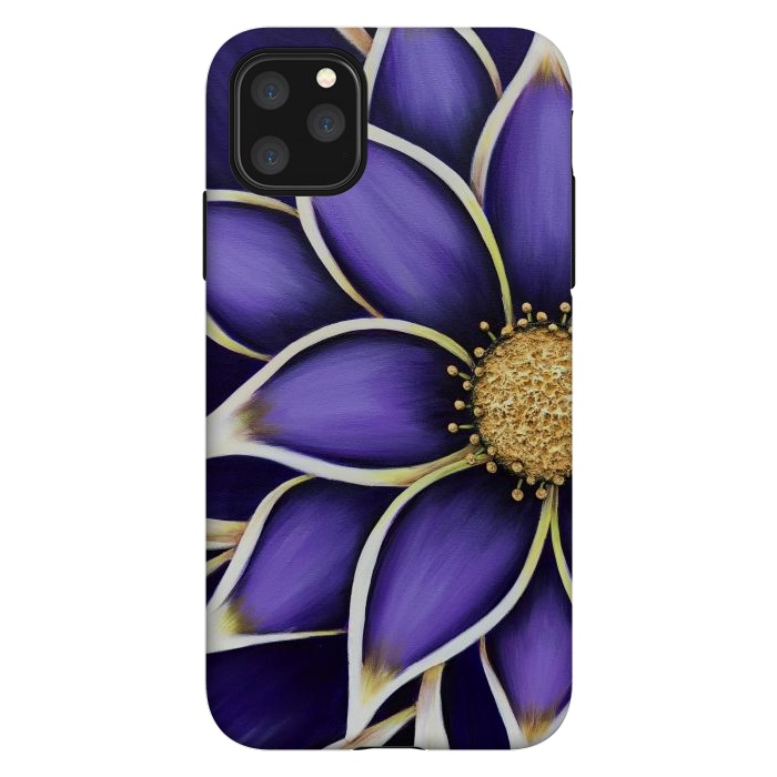 iPhone 11 Pro Max StrongFit Purple Passion II by Denise Cassidy Wood