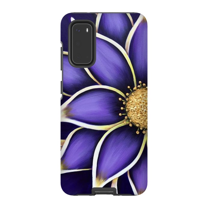 Galaxy S20 StrongFit Purple Passion II by Denise Cassidy Wood