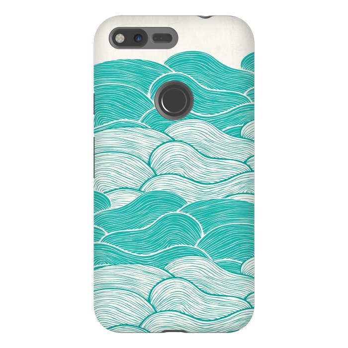 Pixel XL StrongFit The Calm And Stormy Seas II by Pom Graphic Design