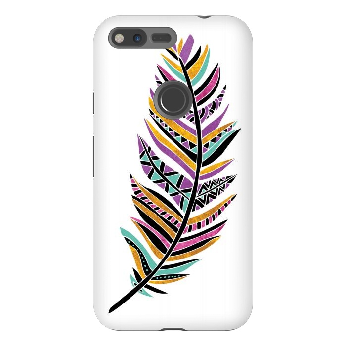 Pixel XL StrongFit Dreamy Feathers by Pom Graphic Design