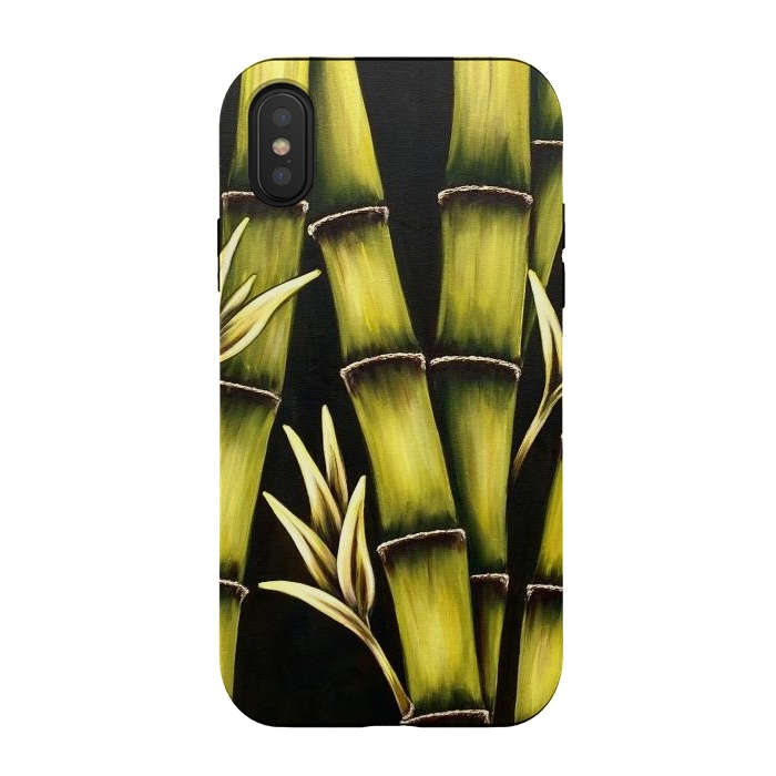 iPhone Xs / X StrongFit Bamboo by Denise Cassidy Wood