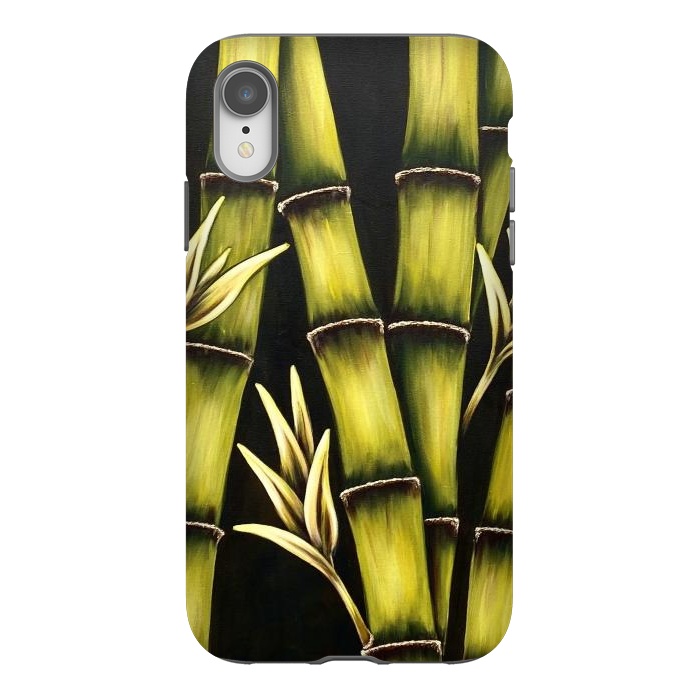 iPhone Xr StrongFit Bamboo by Denise Cassidy Wood