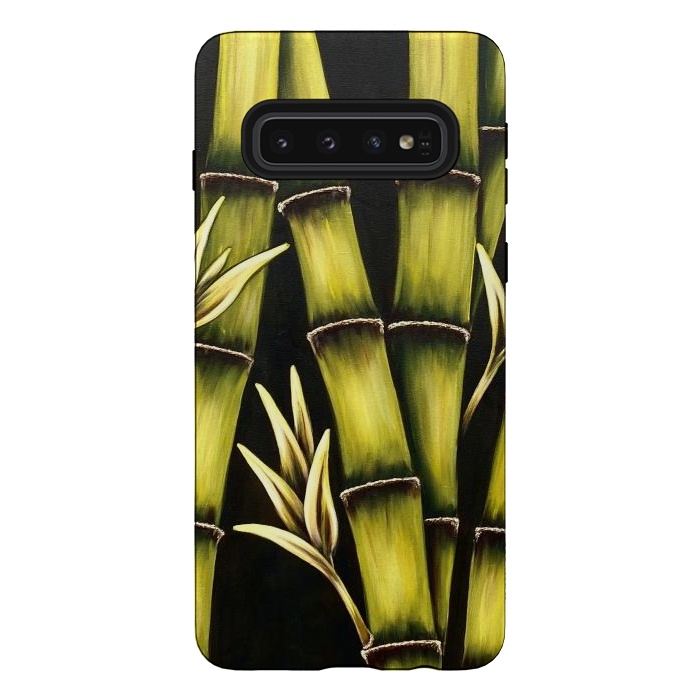 Galaxy S10 StrongFit Bamboo by Denise Cassidy Wood