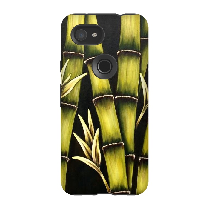 Pixel 3A StrongFit Bamboo by Denise Cassidy Wood