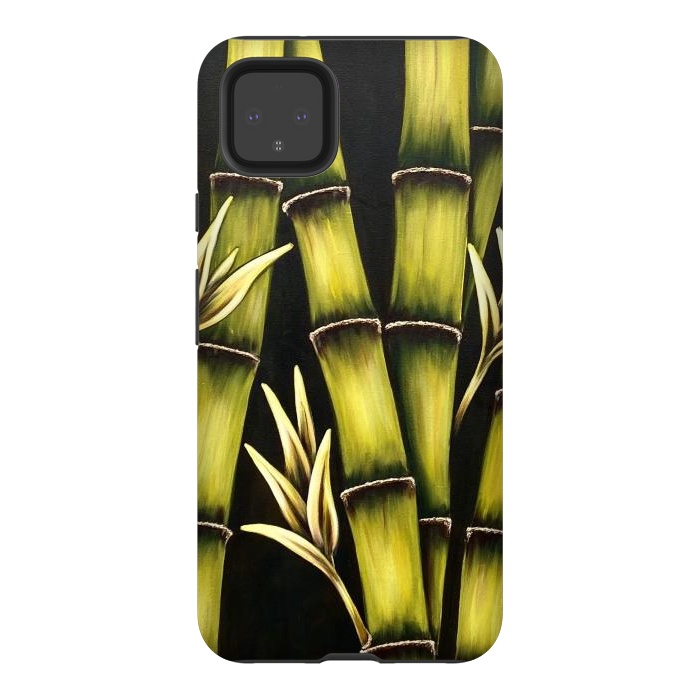 Pixel 4XL StrongFit Bamboo by Denise Cassidy Wood
