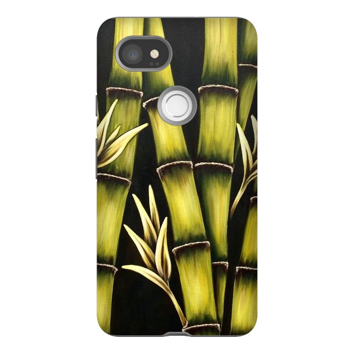 Pixel 2XL StrongFit Bamboo by Denise Cassidy Wood