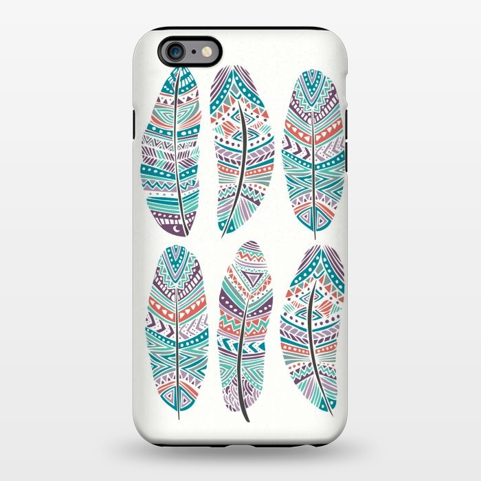 iPhone 6/6s plus StrongFit Feathers Feathers by Pom Graphic Design