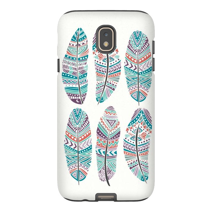 Galaxy J7 StrongFit Feathers Feathers by Pom Graphic Design