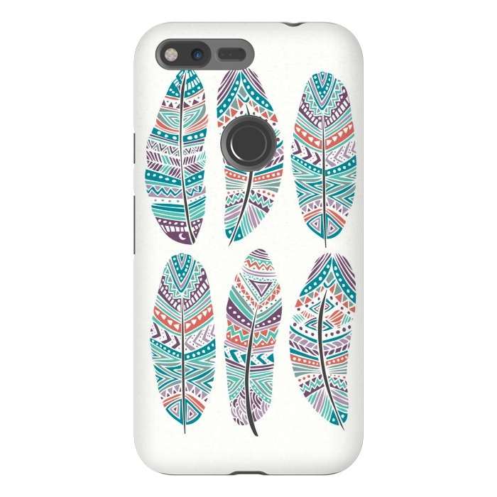 Pixel XL StrongFit Feathers Feathers by Pom Graphic Design