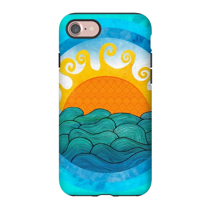 iPhone 7 StrongFit A Happy Day III by Pom Graphic Design