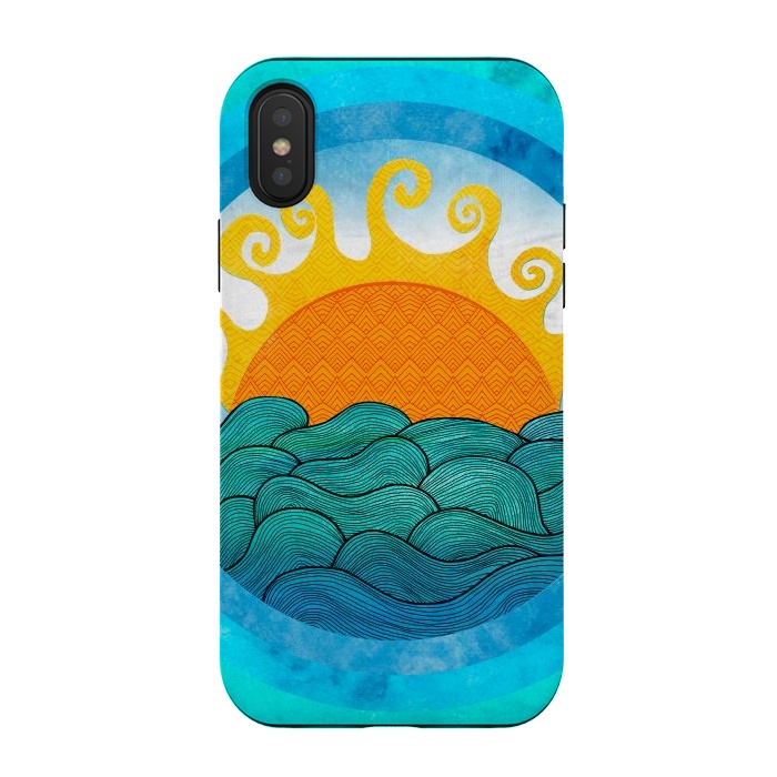 iPhone Xs / X StrongFit A Happy Day III by Pom Graphic Design
