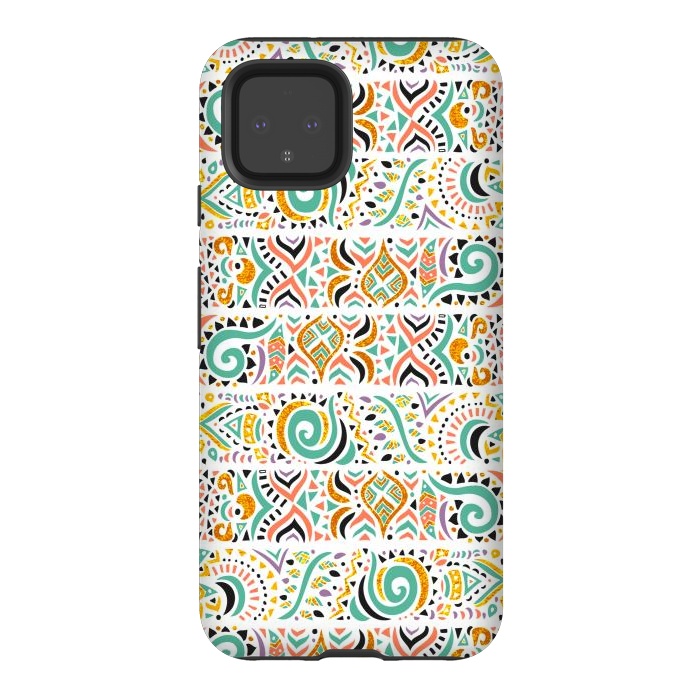 Pixel 4 StrongFit Jungle doodles day by Pom Graphic Design