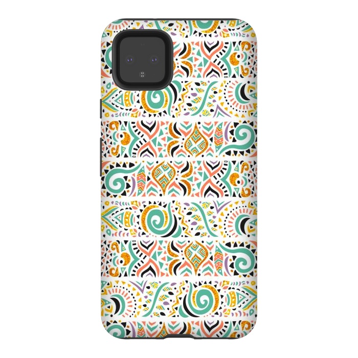 Pixel 4XL StrongFit Jungle doodles day by Pom Graphic Design