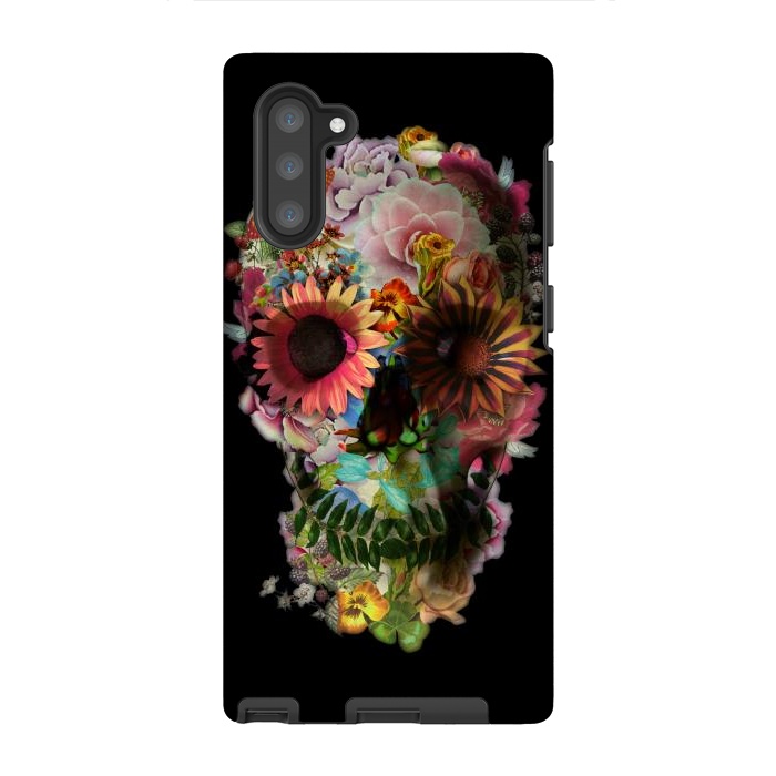 Galaxy Note 10 StrongFit Skull 2 Black by Ali Gulec