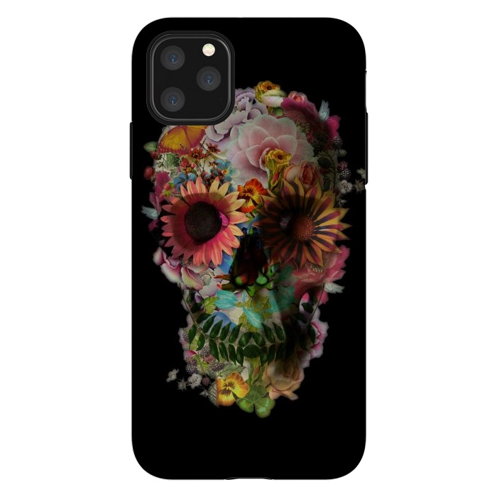 iPhone 11 Pro Max StrongFit Skull 2 Black by Ali Gulec