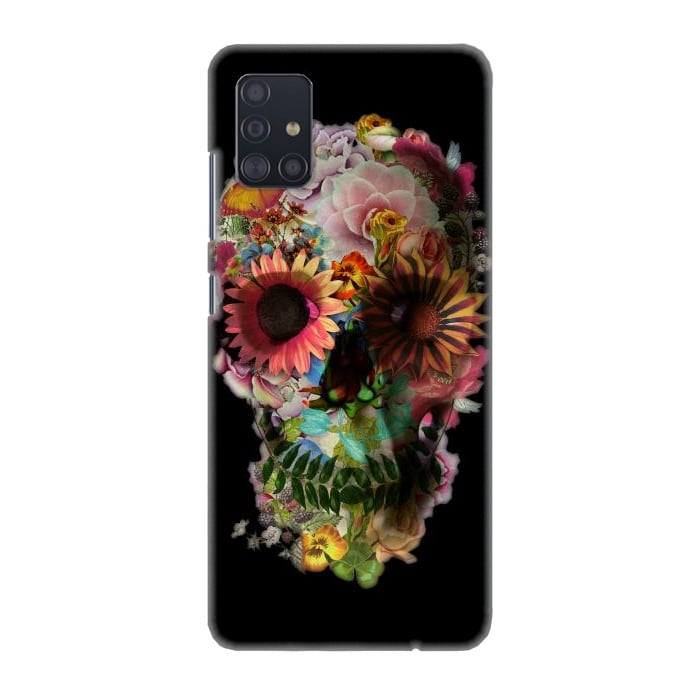 Galaxy A51 SlimFit Skull 2 Black por Ali Gulec