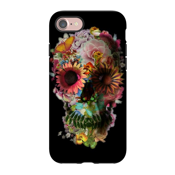 iPhone 7 StrongFit Skull 2 Black by Ali Gulec