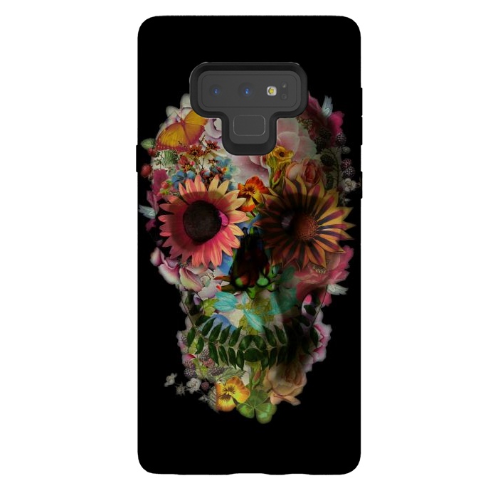 Galaxy Note 9 StrongFit Skull 2 Black by Ali Gulec