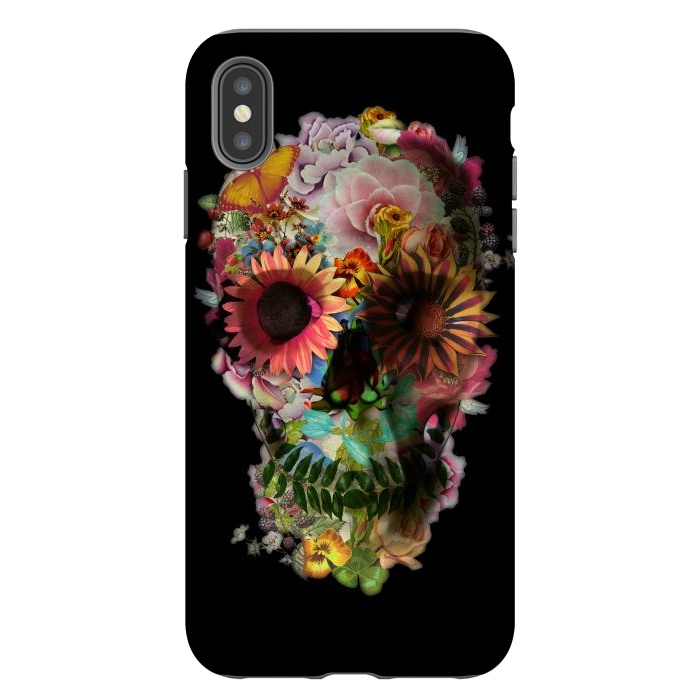 iPhone Xs Max StrongFit Skull 2 Black by Ali Gulec