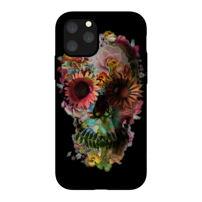 iPhone 11 Pro StrongFit Skull 2 Black by Ali Gulec
