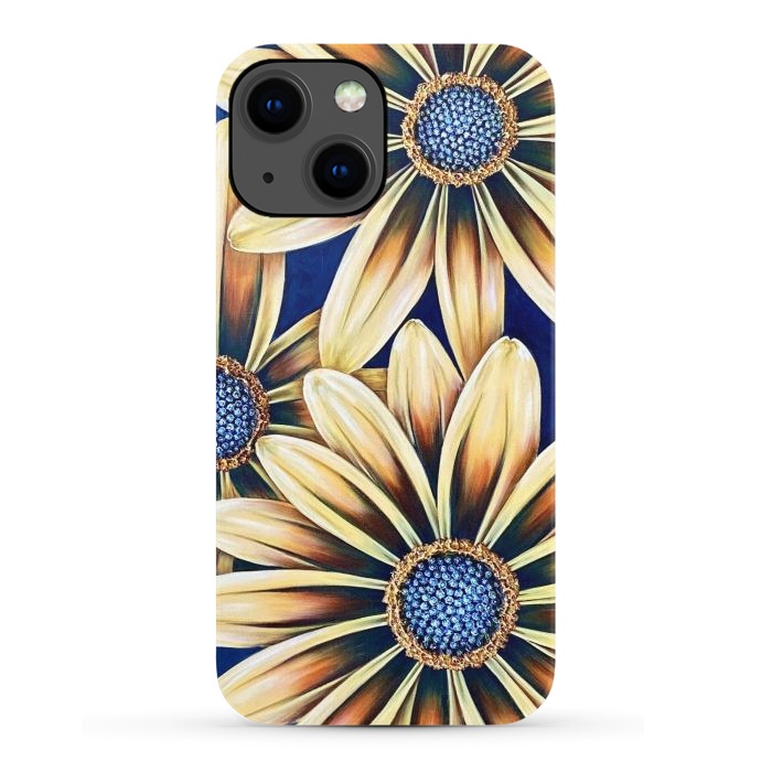 iPhone 13 SlimFit Happy Daisies by Denise Cassidy Wood