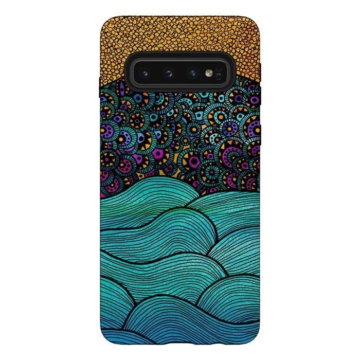 Galaxy S10 StrongFit oceania big by Pom Graphic Design
