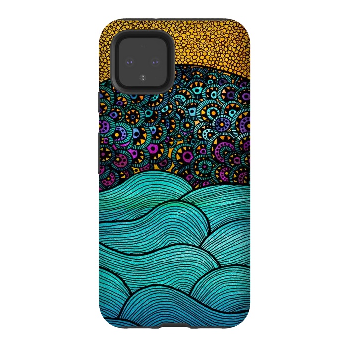 Pixel 4 StrongFit oceania big by Pom Graphic Design