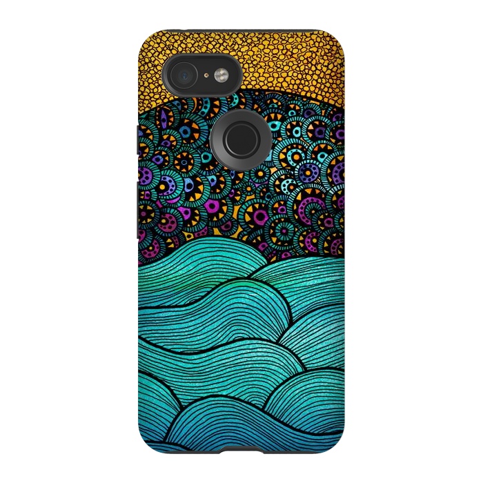 Pixel 3 StrongFit oceania big by Pom Graphic Design