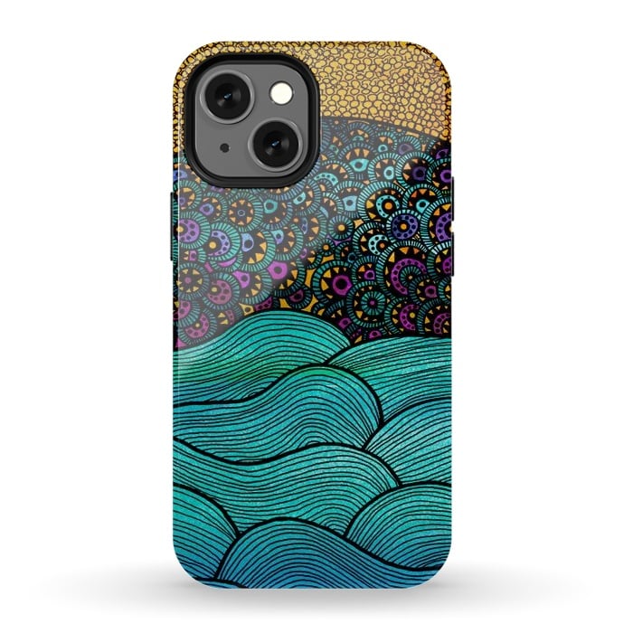 iPhone 13 mini StrongFit oceania big by Pom Graphic Design