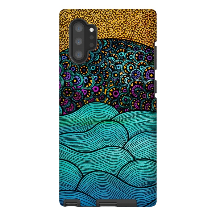 Galaxy Note 10 plus StrongFit oceania big by Pom Graphic Design