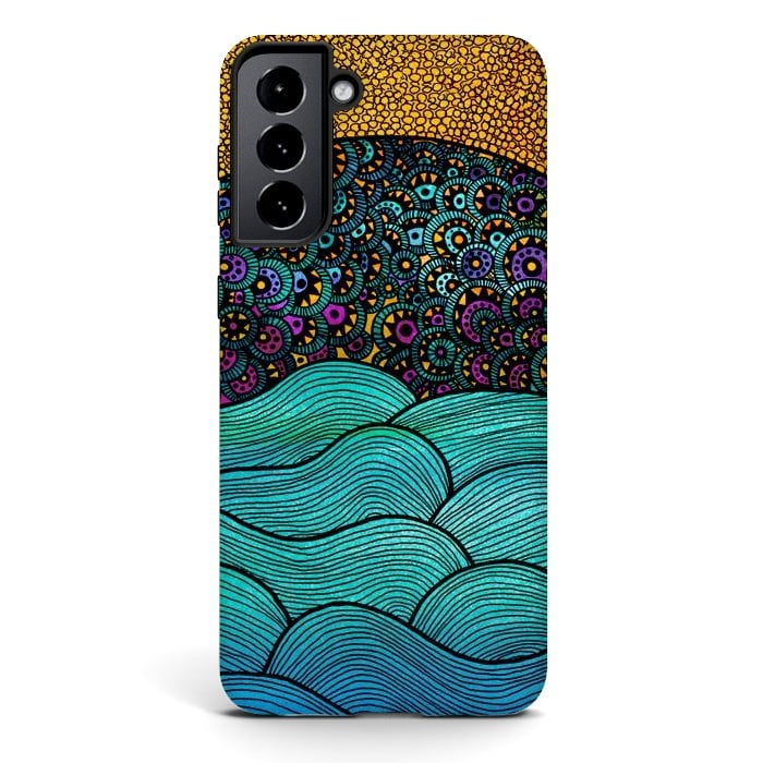 Galaxy S21 StrongFit oceania big by Pom Graphic Design