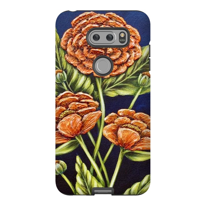 V30 StrongFit Orange Peonies by Denise Cassidy Wood