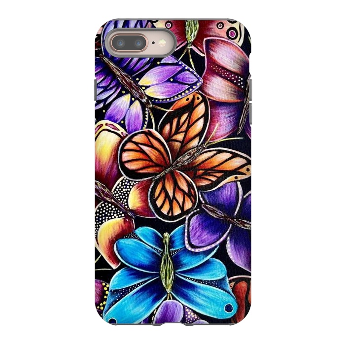 iPhone 7 plus StrongFit Butterflies by Denise Cassidy Wood