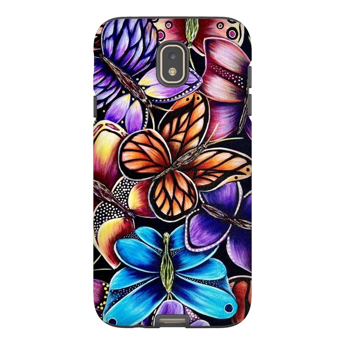 Galaxy J7 StrongFit Butterflies by Denise Cassidy Wood