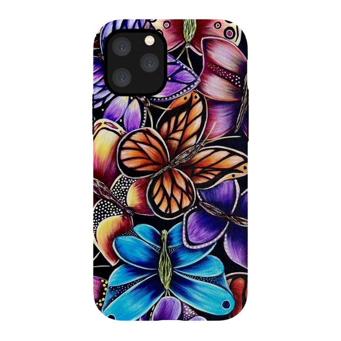 iPhone 11 Pro StrongFit Butterflies by Denise Cassidy Wood