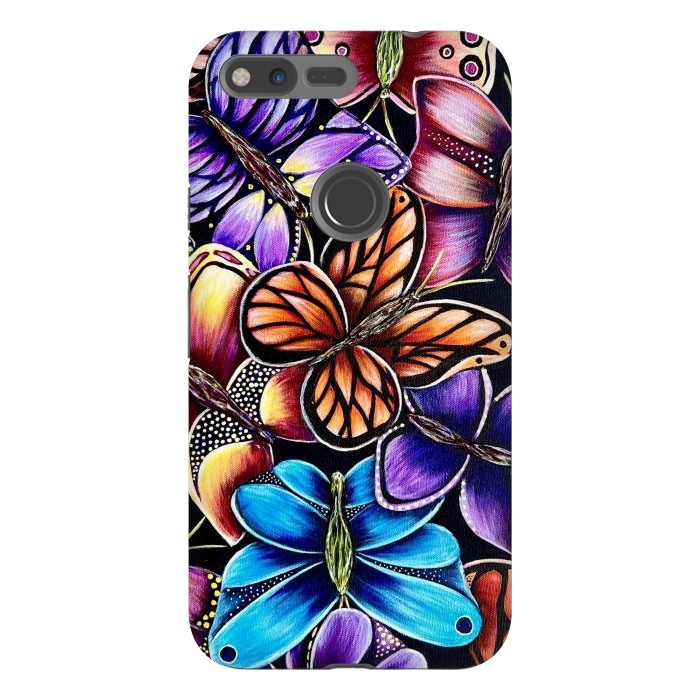 Pixel XL StrongFit Butterflies by Denise Cassidy Wood