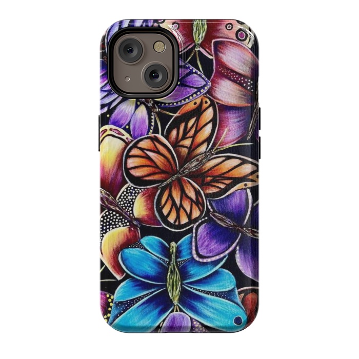 iPhone 14 StrongFit Butterflies by Denise Cassidy Wood