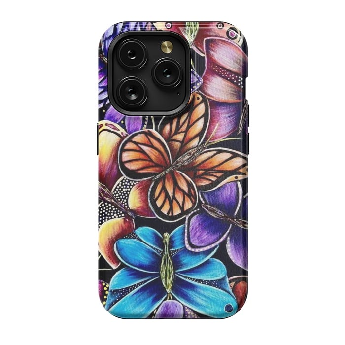 iPhone 15 Pro StrongFit Butterflies by Denise Cassidy Wood