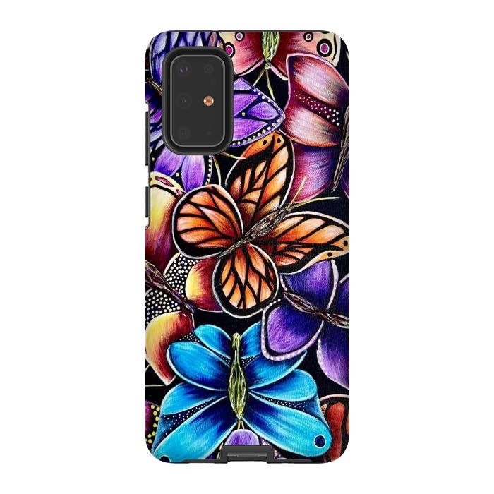 Galaxy S20 Plus StrongFit Butterflies by Denise Cassidy Wood