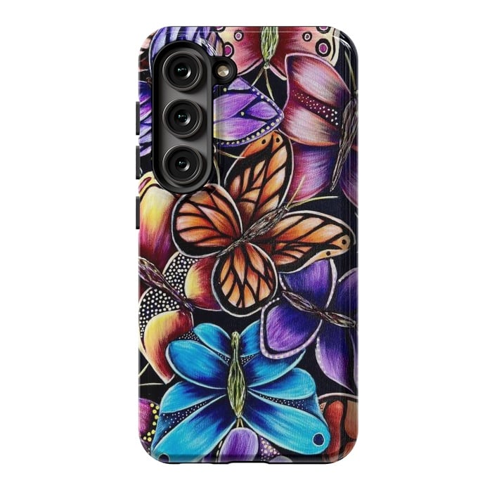 Galaxy S23 StrongFit Butterflies by Denise Cassidy Wood