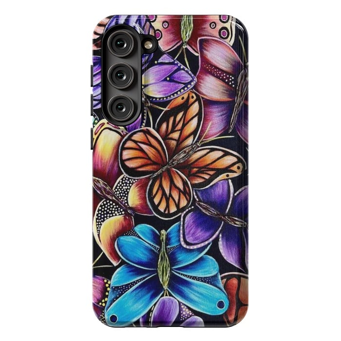 Galaxy S23 Plus StrongFit Butterflies by Denise Cassidy Wood