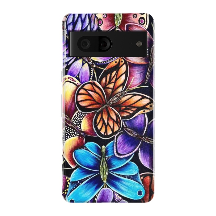 Pixel 7 StrongFit Butterflies by Denise Cassidy Wood