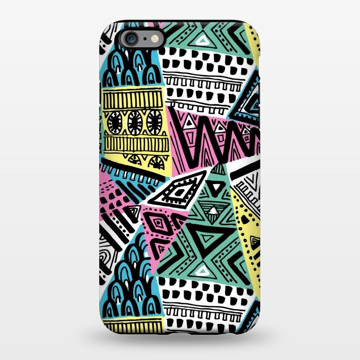 iPhone 6/6s plus StrongFit Tribal triangles by Laura Grant