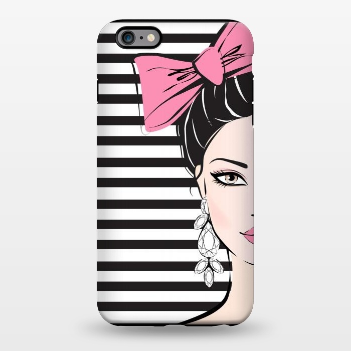 iPhone 6/6s plus StrongFit Bow Girl by Martina