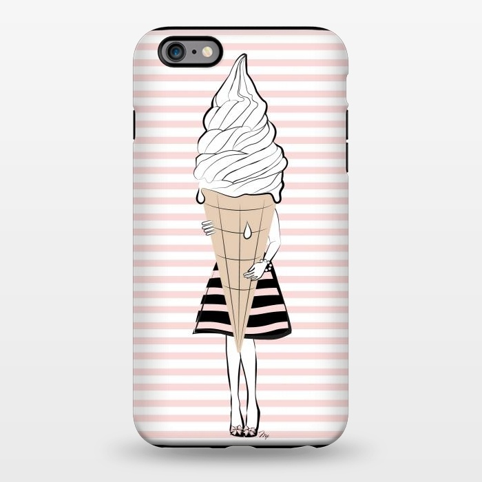 iPhone 6/6s plus StrongFit Ice Cream Girl by Martina
