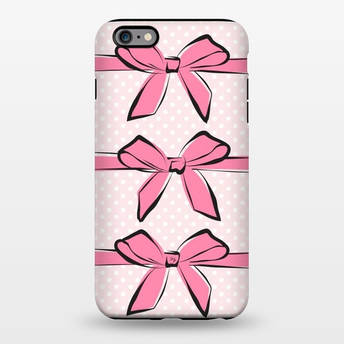 iPhone 6/6s plus StrongFit Pink Bows by Martina