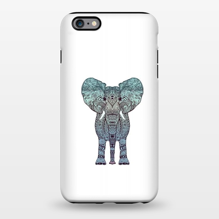 iPhone 6/6s plus StrongFit Elephant Blue by Monika Strigel