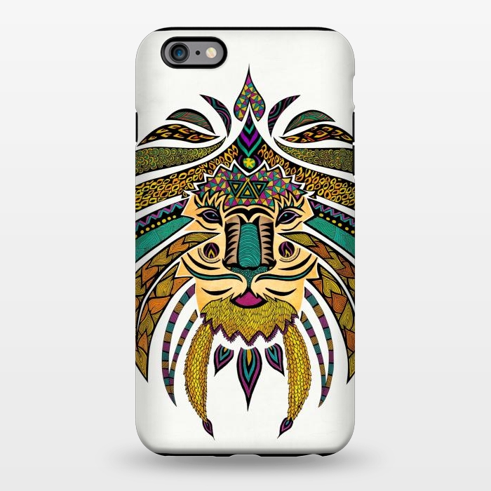iPhone 6/6s plus StrongFit Emperor Tribal Lion by Pom Graphic Design